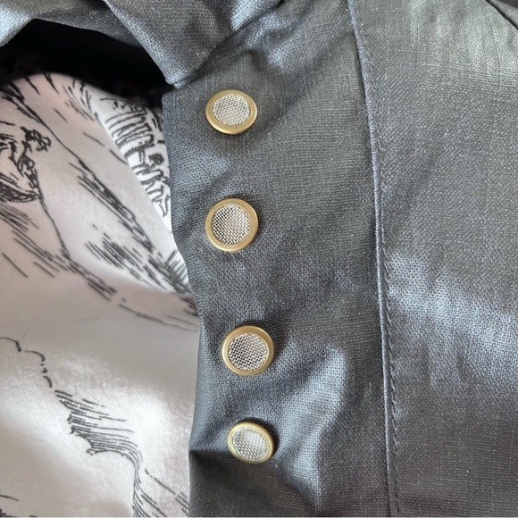 Francis Campelli Coat by Mackintosh Rainwear Belted Trench Waterproof Size 14 - Picture 6 of 9